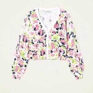 Twinset Printed knit cardigan